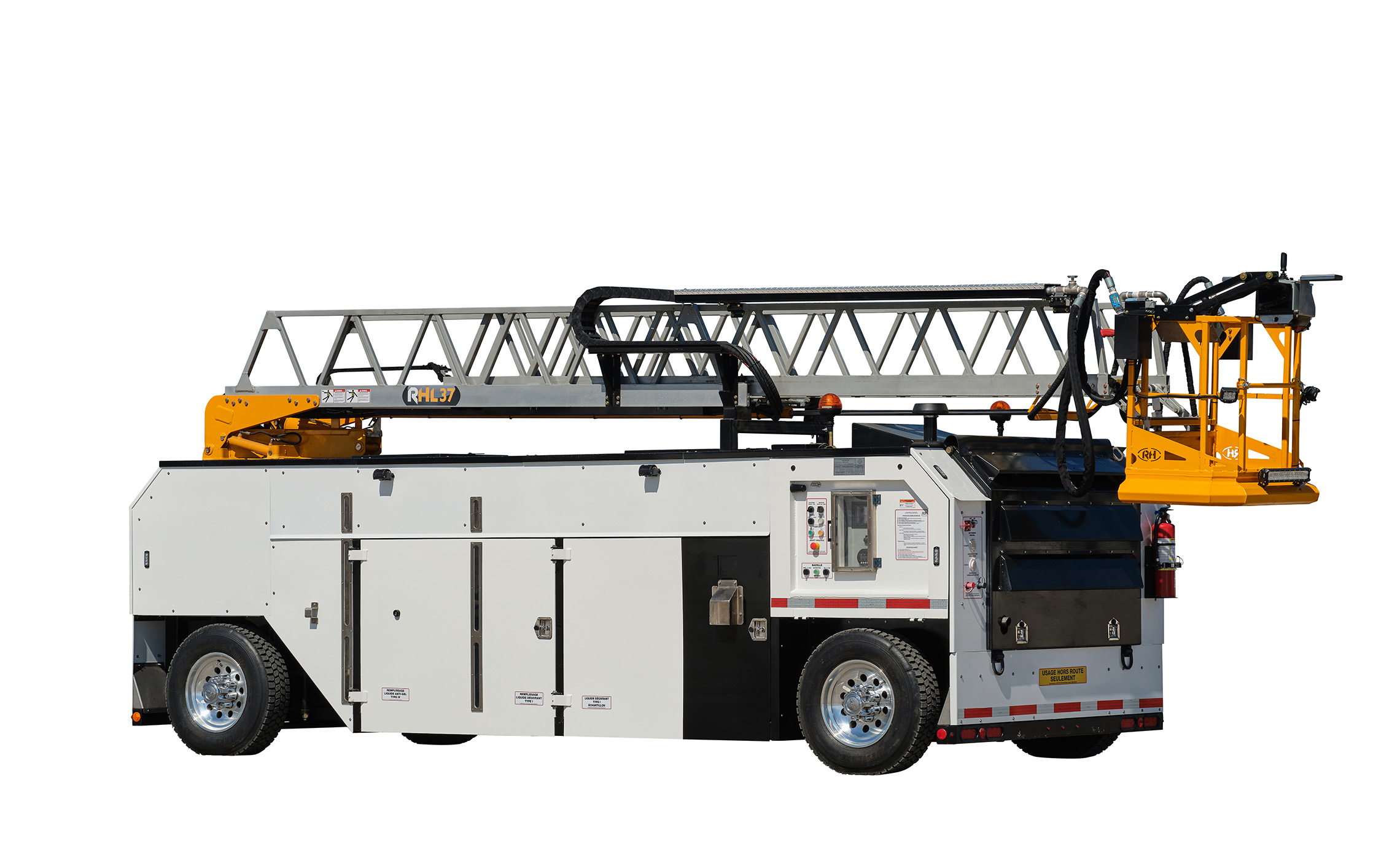 de-icing truck whith bucket